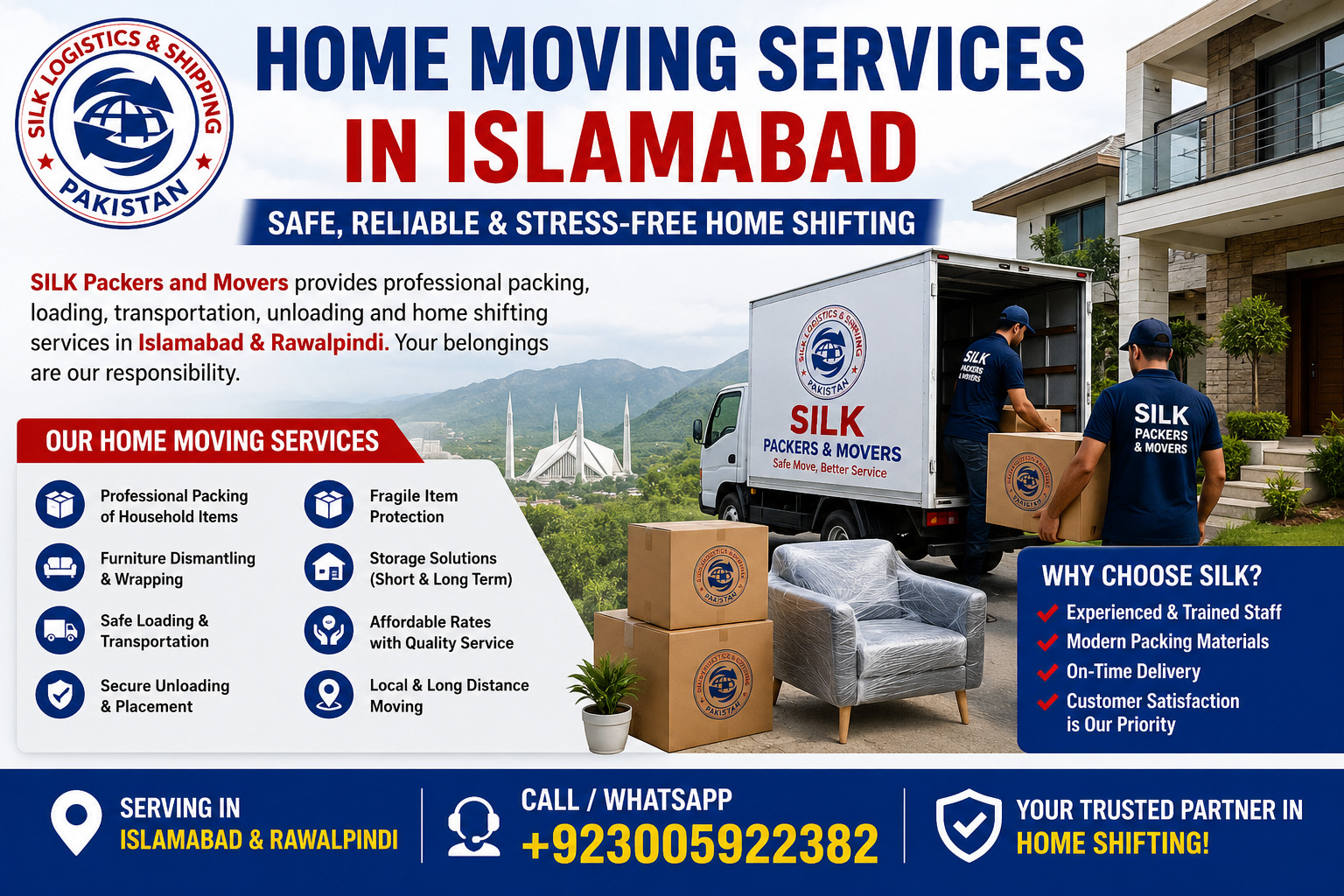 Home Moving Services in Islamabad